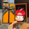 Colgante de Felpa Navideño Creativo Muñeco de Jengibre Caricatura Lindo Colgante para Llaves Decoración para Bolso Regalo de Navidad