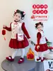 Ropa de Año Nuevo para Niñas, Traje Tang, Traje con Forro Polar Estilo Chino, Ropa de Año Nuevo Infantil Estilo Dinastía Han de Invierno, Ropa China para Actuaciones de Bebé