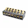 Conector Horizontal de Batería de Presión Positiva 1-10P con Espaciado de 3.0 y Altura de 6.0, Base de Carga de Bronce Fosforado con Resorte
