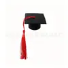 Temporada de graduación mini birrete de doctor oso ramo sombrero de licenciatura muñeca botella de vino sombrero decorativo banda de hombro de graduación rollo de mano