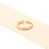 Sun Cloud Europeu e Americano Clássico Micro-incrustado Zircon Cobra Anel Temperamento Banhado a Ouro Anel de Dedo Aberto Anel Feminino Anel Anel