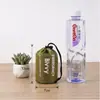 Bolsa de Nylon a Cuadros con Cordón Bolsa Cilíndrica con Cordón Bolsa de Almacenamiento para Chaqueta de Plumas Bolsa con Cordón Bolsa Organizadora de Viaje Bolsa de Empaque