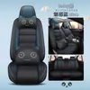 Cojines para Asientos de Coche, Cojines para Asientos de Cobertura Total Hechos a Medida, Fundas de Asiento de Cuero para Cinco Asientos en el Coche, Universales para Todas las Estaciones