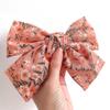 Celebridad de Internet Coreana Nuevo Lazo Floral Pinza de Primavera Horquilla Estilo Universitario Japonés Niña Clip Superior Accesorio para el Cabello Boutique