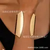 1 Pieza Pulsera Abierta Dorada de Moda para Mujer Ins Celebridad de Internet Europea y Americana Nicho Pulsera Única