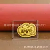 Gato da Fortuna Princesa Dourada Prata Pura Adesivo de Celular Dourado para Riqueza e Prosperidade, Edição para Transmissão ao Vivo Atacado