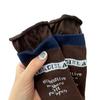 Calcetines holgados con letras para otoño e invierno, calcetines largos versátiles, minimalistas y de moda europea, calcetines largos a la moda, cómodos y de alto valor