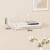Soporte sin perforación para decodificador de TV, estante de almacenamiento para proyector, estante simple de pared para router