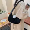 Bolsa Dumpling da Moda para Mulheres Outono e Inverno 2025 Coreana Ins Simples Versátil Bolsa de Ombro Nicho Tendência Bolsa Transversal