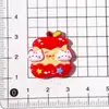 Dibujos Animados Lindo Manzana TV Gato Accesorios DIY Funda de Teléfono Piezas de Resina Goma para el Cabello Pasador Materiales para Zuecos