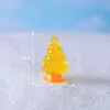 Paisaje en Miniatura Navideño Transfronterizo para Decoración de Árboles, Accesorios de Escena de Nieve, Manualidades de Resina, Adornos Pequeños Luminosos