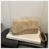 2026 Nova Moda Transmissão Ao Vivo Mais Vendido Bolsa Transversal de Lã com Fivela Magnética Bolsa de Ombro Único Bolsa para o Dia a Dia Bolsa de Braço Portátil Bolsa de Mão Feminina
