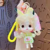 Pingente de Chaveiro de Pelúcia de Desenho Animado Fofo Casal Carro Bolsa Escolar Pingente de Chaveiro Presente Atacado