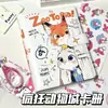 Álbum de Tarjetas Coleccionables de Animales de Dibujos Animados Lindos Zootopia Gato Kt Hello Kitty Familia Álbum de Tarjetas de Cuatro Compartimentos Álbum de Fotos