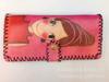 Nueva cartera de impresión hecha a mano escénica para estudiante mujer graffiti retro estilo étnico PU