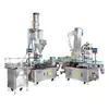 Máquina Llenadora de Polvo de Proteínas Landpack Línea de Llenado por Tornillo Máquina Empaquetadora de Polvos para Suplementos Alimenticios Máquina Tapadora Máquina Etiquetadora