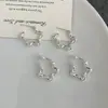 Brincos de Estrela de Cinco Pontas com Design de Nicho, Presilhas de Orelha tipo Disco de Espiral para Mosquitos, Cool, High-End, Versátil, Brincos Personalizados, Brincos para Mulheres
