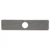 Almohadilla para grifo con ranura de retorno transfronteriza, barro de diatomeas, absorción de agua, secado rápido, almohadilla dura, fregadero de cocina y baño, almohadilla para lavarse las manos