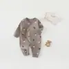 Roupas de Bebê, Algodão Puro, Sem Costura, Roupa Infantil Classe A, Macacão Borboleta para Recém-Nascido, Macacão para Exterior, Macacão de Engatinhar, Roupa Infantil de Bambu