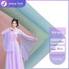 Glitter fio lírio cetim primavera e verão Hanfu macacão tecido de poliéster cor sólida chiffon moda vestido de noite tecido