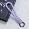 Nuevo Cordón para Teléfono Móvil de Cuero PU Empalmado de Huayang, Cordón para Teléfono Móvil de Cuerda Trenzada Colorida, Correa para Botella de Agua con Llavero