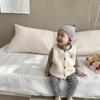 Chaleco de Felpa de Invierno para Niños, Ropa de Otoño e Invierno para Niños, Ropa Infantil Estilo Coreano, Conjunto de Dos Piezas Básico para Bebé, Conjunto de Chaleco para Bebé