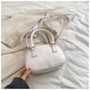 Primavera e Verão nova bolsa bolsa feminina 2024 moda estilo ocidental Boston saco all-match Western estilo commuter messenger bag