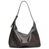 Colección Otoño 2026: Bolso Hobo Clásico Hecho de Cuero de Curtición Vegetal, Gran Capacidad, Bolso de Hombro, Bolso Cruzado, Bolso de Axila, Bolso de Cuero Genuino para Mujer