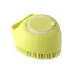 Cepillo de Silicona para Mascotas, Peine para Bebés y Niños con Champú, Cepillo de Baño para Perros y Gatos con Líquido Añadido, Cepillo de Limpieza y Masaje para el Baño