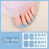 Adesivos de Verão para os Pés Zhengxiang Adesivos de Nail Art À Prova D'água Cor Pura Pó de Cebola Celebridade da Internet Adesivos de Unha Adesivos de Nail Art para Unhas dos Pés Transfronteiriço