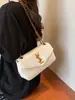 Bolso Pequeño Cuadrado de Alta Gama para Mujer 2026 Nuevo de Moda Versátil Bolso Cruzado con Cadena al Hombro Moda Coreana Bolso de Axila Tipo Nube