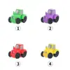 Figuras de Trator Agrícola para Artesanato em Resina em Várias Cores com Designs Fofos e Acabamento Exquisito Podem Ser Usadas para Decoração de Mesa
