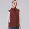 Colete de lã esportivo e lazer feminino, primavera e outono, novo cardigan de lã polar, tamanho europeu, transfronteiriço
