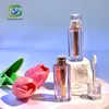 Shanyi Nuevo Modelo Tubo Transparente de Doble Capa Galvanizado para Brillo de Labios Tubo de Brillo de Labios de Gama Alta Tubo Vacío Plástico Materiales de Empaque Cosmético Venta al por Mayor