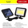 Luminária de Jardim LED Dividida com Sensor de Presença, Luminária de Parede Alimentada por Energia Solar para Jardins de Flores Externos, Iluminação de Corredor e Iluminação de Garagem, Ultra-Brilhante
