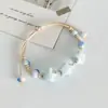 Pulsera de Cerámica Jingdezhen Nueva Pulsera de Cerámica China Joyería Estudiante Estilo Tíbet Cuerda Trenzada a Mano Puesto Regalo para Estudiante