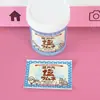 Setouchi Fruta Especial Pêssego Branco Desenho Animado DIY Slime Argila Espumante Adesivo Adesivo Pintura Decorativa Adesivo