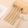 Palillos de Bambú para Uso en Casa, Palillos Desechables de Alta Gama, Palillos de Bambú Natural para Compartir la Comida Familiar, Cinco Colores, Anti-Bacterianos y a Prueba de Moho de Alta Gama