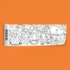 Fábrica de Origen Papel Grande para Dibujo y Colorear Infantil Jardín de Infancia Bebé Graffiti Colorear Lienzo Largo Se Puede Pegar a la Pared