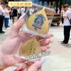 Año del Caballo Chapado en Oro Ocho Guardianes Dorados Pegatinas Doradas para Teléfono Impresión a Color Doce Guardianes del Zodiaco Tarjetas Doradas Pequeños Regalos Venta al por Mayor