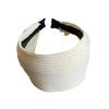 Diadema de Punto de Ala Ancha del Mismo Estilo de Ju Ya para Mujer en Otoño e Invierno, Moda de Alta Gama, Presión de Techo Alto, Diadema para el Cabello, Horquilla, Sombrero