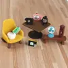 Electrodomésticos y Artículos de Uso Diario Adornos TV Lámpara de Queroseno Ventilador Accesorios de Resina Decoraciones para Escenas en Miniatura DIY