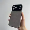 Couro de Cordeiro Semelhante à Pele Adequado para Capa de Celular 16Pm Anti-Queda 17, Capa Protetora para Celular Apple 14Pro 15