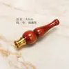 Pitillera de calabaza de cobre y madera, desmontable y lavable, boquilla de cigarrillo reutilizable, compacta y portátil, adecuada tanto para cigarrillos gruesos como finos, un accesorio de fumador versátil