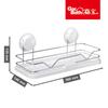 Estante de almacenamiento para baño, lavabo, estante de pared para baño, estante de almacenamiento para cosméticos, estante de almacenamiento para cocina sin perforaciones