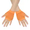 Guantes de Red Cortos Transfronterizos Discoteca Multicolor Sexy Elásticos Guantes Punk Guantes de Malla Hueca Europeos y Americanos