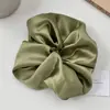 Goma para el pelo satinada estilo coreano, para primavera y verano, con un toque de alta gama para recogidos y coletas, accesorio para el pelo con alta elasticidad