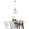 Novo Lustre Bauhaus Designer Sueco Simples Restaurante Bar Alto Padrão Hotel Lustre de Vidro Casagd
