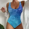 2026 Moda Praia Feminina Comércio Exterior Transfronteiriço Maiô Peça Única Colorido 3D Verão Europeu e Americano