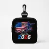 Cartera de Monedas Impresa para la Copa Mundial 2026 Bolsa de Almacenamiento para Cable de Datos y Auriculares con Llavero de Hebilla Bolsa de Almacenamiento